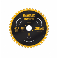 DeWALT pjovimo diskas medienai 210 mm T40
