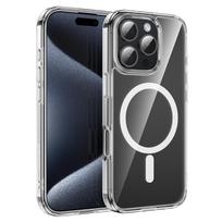 Borofone dėklas BI5 Ice Shield Magnetic Apple iPhone 16 Pro Max skaidrus
