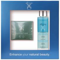 Veido odos priežiūros priemonių rinkinys Gli Elementi Cleanse & Detox GLI09996, rinkinį sudaro: detoksikuojantis veido kremas 50 ml, akių makiažo valiklis 150 ml