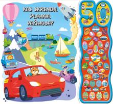 Kas skrenda, plaukia, važiuoja? (Su 50 garsų)