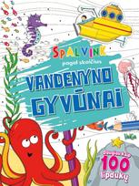 Vandenyno gyvūnai. Spalvink pagal skaičius