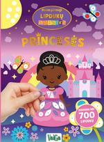 Princesės. Lipdukų mozaika