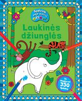 Spalvink pagal skaičius. Laukinės džiunglės