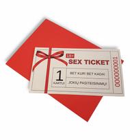 Bilietas Sex ticket, 1vnt