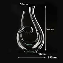 Decanter 1500ml Crystal High Grade Swan Spiral Wine Decanter Creative Wine Separator Šampano vyno butelis šeimos barui