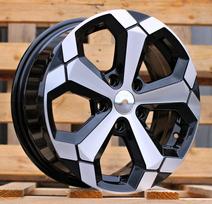 Ratlankis RACINGLINE Y1274 R16x6.5 5x114.3 ET 33 CB 66.1 (Black Polished) (690 kg)