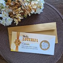 Meilės loterijos bilietas – Valentino dienos dovana