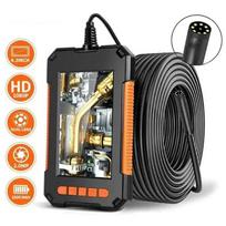Pramoninė endoskopinė kamera 1080P 4,3  Viena linzė HD1080P Automobilio apžiūros boreskopas IP68 Vandeniui atspari kanalizacijos kamera su HD LED 2M