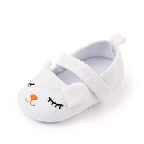 Baby Girl Dress Shoes Newborn Anti-Slip Kids Walker Toddler Soft Shoes Party School Wedding Princess Baby Girl Shoes 11cm balta