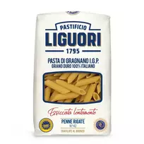 LIGUORI kietagrūdžiai itališki makaronai Penne rigate (vamzdeliai), 500 g