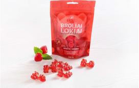 Aviečių skonio guminukai „Broliai lokiai“, 100g