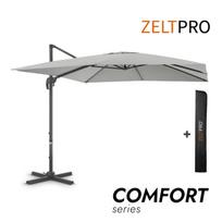 Gem. formos saulės skėtis su užvalkalu Comfort Light Grey
