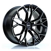 BOLA Wheels FLF 18x9 5x105 ET42-50 GLOSS BLACK POLISHED FACE 8.7kg
