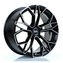 BOLA Wheels FLF 18x8 5x110 ET40-50 GLOSS BLACK POLISHED FACE 8.7kg