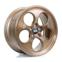 BOLA Wheels B5 18x8.5 5x115 ET40-45 BRONZE BRUSHED POLISHED FACE 12.15kg