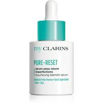 Clarins My Clarins Pure-Reset Resurfacing Blemish Serum struktūrą atkuriantis serumas riebiai, į aknę linkusiai odai 30 ml