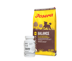 JOSERA Balance Senior/Light 12,5kg + LAB-V Geriato Optimum - senjorų sveikata šunims ir katėms 45 kapsulės