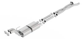 Borla Connection Pipes X-Pipe With Mid-Pipes & ATAK Muffler For FORD F-150 RAPTOR 3.5L 60638