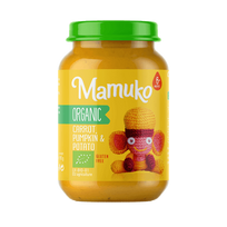 MAMUKO ekologiška morkų, moliūgų ir bulvių košė