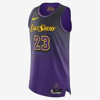 Nike NBA 2024/25 City Edition Authentic Los Angeles Lakers LeBron James  - Dydis 40 (FQ4469-504 Marškinėliai)