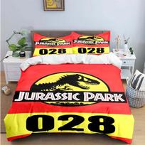 Madingi 3D Dinzaurų J-Jurassic Park spausdinti patalynės komplektai Lova reikmenys Rinkinys Antklodės užvalkalas Lova pledas Rinkinys Patalynės komplektas Prabangi dovana EU Twin 135x200cm
