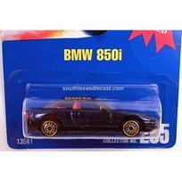 Hot Wheels Mainline Modeliukas BMW 850i dark blue with gold rims (kortelė 7/10)