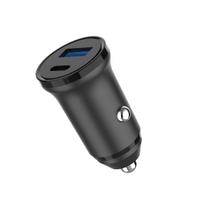 Gear 12/24V Charger 1xUSB-C + 1xUSB-A PD 30W + QC18.0W MAX, Black