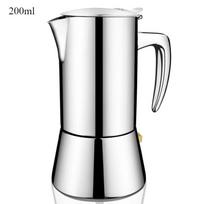 304 nerūdijančio plieno „Moka Pot“ nešiojamas kavos virimo aparatas su presuotais milteliais, tabletėmis, virtuvės kavos perkoliatoriumi, indukcine virykle, „Mocha Pot“.