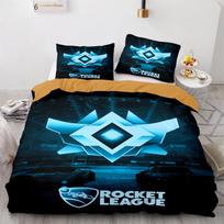 Rocket League Patogus patalynės komplektas Lovatiesė Viengulė Dvigulė Pilna Karalienės Karališko dydžio Automobilis Rocket League Lova Komplektas Vaikų Miegamasis Antklodės užvalkalas EU Twin 135x200cm
