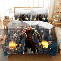 3D Digital Game God of War Print Bedding Set Game Handle Print Design Duvet Cover Sets US AU EU RU Singe Twin  Queen King Size 70x133cm 2pcs