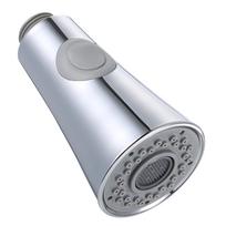 Virtuvės kriauklės maišytuvo galvutė, 2 funkcijų ištraukiama purškimo galvutė su atbuliniu vožtuvu, atsarginės dalys G1/2 Polished chrome sidabras