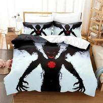 3D Spausdinti Anime Juodasis dobilas Lovos Patalynės Rinkinys prabangus lovos reikmenų rinkinys antklodės užvalkalas lovos pledų rinkinys prabangi gimtadienio dovana 70x133cm 2pcs