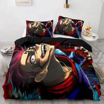 Jujutsu Kaisen patalynės komplektas Viengulis Twin Pilnas Queen King Dydis Anime Patalynės komplektas Suaugusiems Kawaii Vaikų Miegamojo Užvalkalas Ant Antklodės Rinkiniai 3D Spausdinimas 044 70x133cm 2pcs