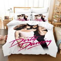 3D Spausdintas „Dirty Dancing“ patalynės komplektas, antklodės užvalkalas, miego komplektas, dygsniuotos antklodės užvalkalas, pagalvės užvalkalas, Karališkojo, Karalienės, Dvynių dydžio, Berniukams, Mergaitėms, Suaugusiems 70x133cm 2pcs