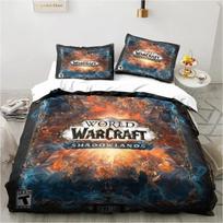 3D Spausdinimo Žaidimų Pasaulis World of Warcraft Lovos Patalynės Komplektas Antklodės Užvalkalas Lovos Komplektas Antklodės Užvalkalas Pagalvės Užvalkalas Gobtuvas Karališkojo Dydžio Karalienės Dydžio Berniukams Suaugusiems 70x133cm 2pcs