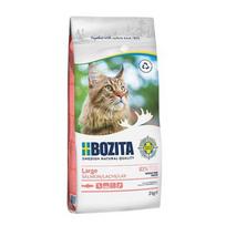 BOZITA Large Lašiša be kviečių - sausas ėdalas didelėms ir ilgaplaukėms katėms - 2kg