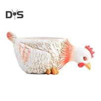 Rooster Planter Succulent Flower Pot Creative Shape Durable Construction Large Size Multipurpose Garden Planter Pot Decor Cock
