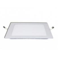 24W LED įmontuojama panelė, kvadratinė, su maitinimo šaltiniu, (2700K) šiltai balta