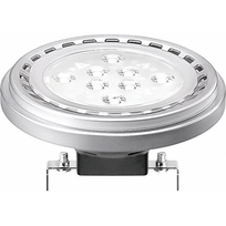 15W LED lemputė, 12V, 30° kampas, šiltai balta