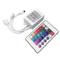 RGB juostos valdiklis (su 16 mygtukų nuotoliniu pulteliu)