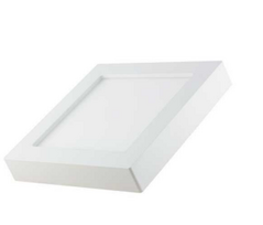 18W LED paviršinė panelė, kvadratinė, keičiamo šviesos spektro (3000-6000K), balta