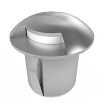 1.3W įleidžiamas lauko šviestuvas OPTONICA, sidabro sp., 6000K, IP68