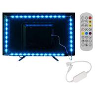 Rinkinys- LED juosta 6W, 60 LED/m, 2m + valdiklis su nuotolinio valdymo pultu ir adapteriu