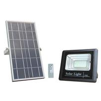 16W LED prožektorius OPTONICA su saulės baterija, juodas, 6000K, IP65