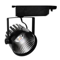 25W LED COB akcentinis šviestuvas į bėgelius OPTONICA, juodas, 6000K