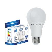 15W LED lemputė OPTONICA A60, E27, 2700K, 3vnt. pakuotėje