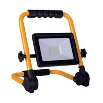 30W LED SMD nešiojamas prožektorius OPTONICA, geltonas/juodas, 6000K, 3m laidas