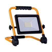 50W LED SMD nešiojamas prožektorius OPTONICA, geltonas/juodas, 6000K, 3m laidas