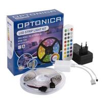 36W RGB LED juostos komplektas- adapteris+IR valdiklis+nuotolinio valdymo pultas, 60LEDS