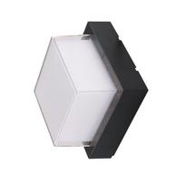 15W LED fasado šviestuvas OPTONICA, juodas, 3000K